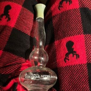 Avon Clear Glass Bottle